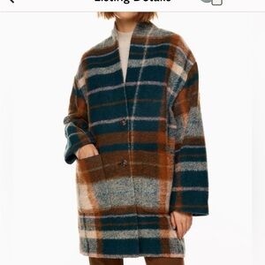 NWT wilfred free elm Long wool jacket jacket